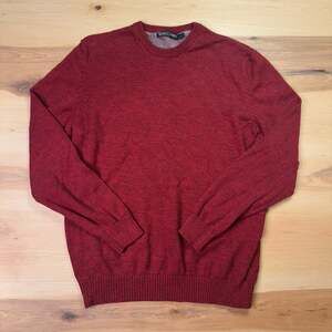 Woolovers Men's Maroon Cotton Pullover Sweater Size Large